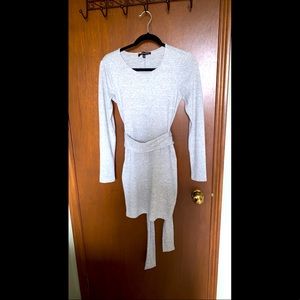Dynamite Sweater Dress - Grey